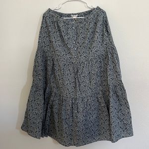 Madewell Floral Maxi Skirt